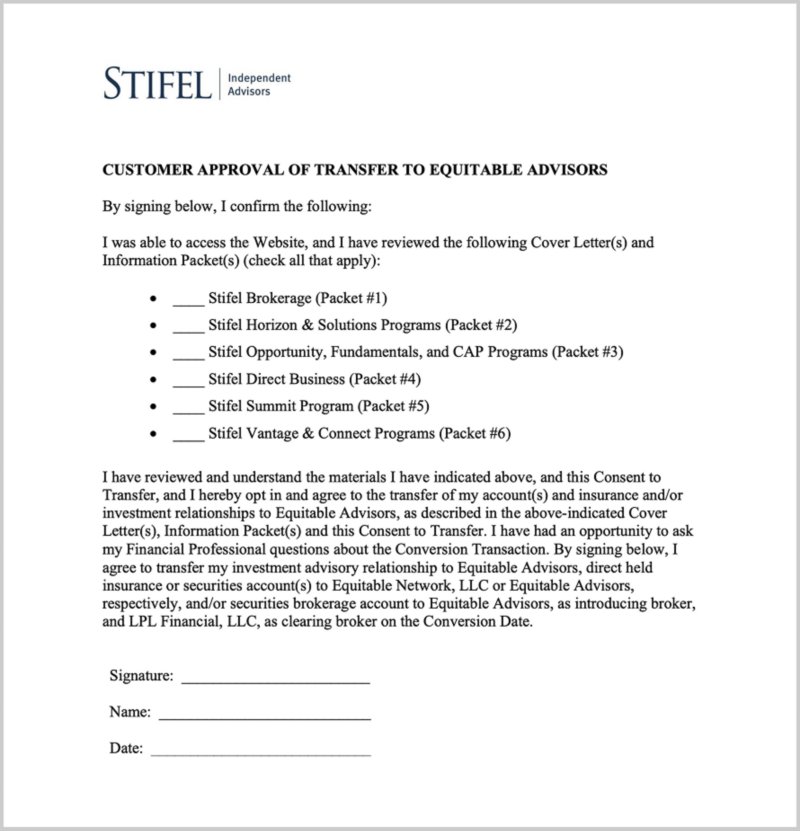 stifel letter 